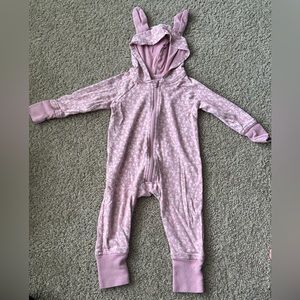 Baby girl zip up one piece